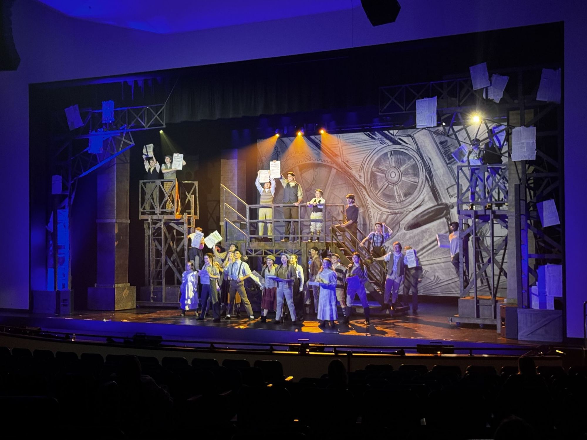 Newsies production photo